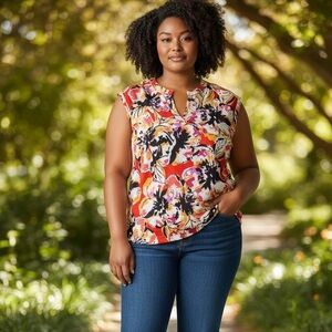 #139 J. CREW Plus Size Sleeveless Blouse